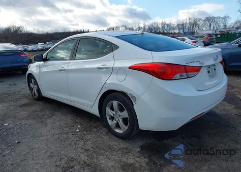 2013 Hyundai Elantra Gls from USA, damaged, VIN 5NPDH4AEXDH273581